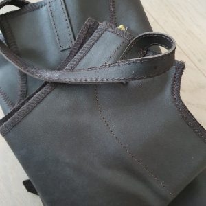 Förkläde, skinn